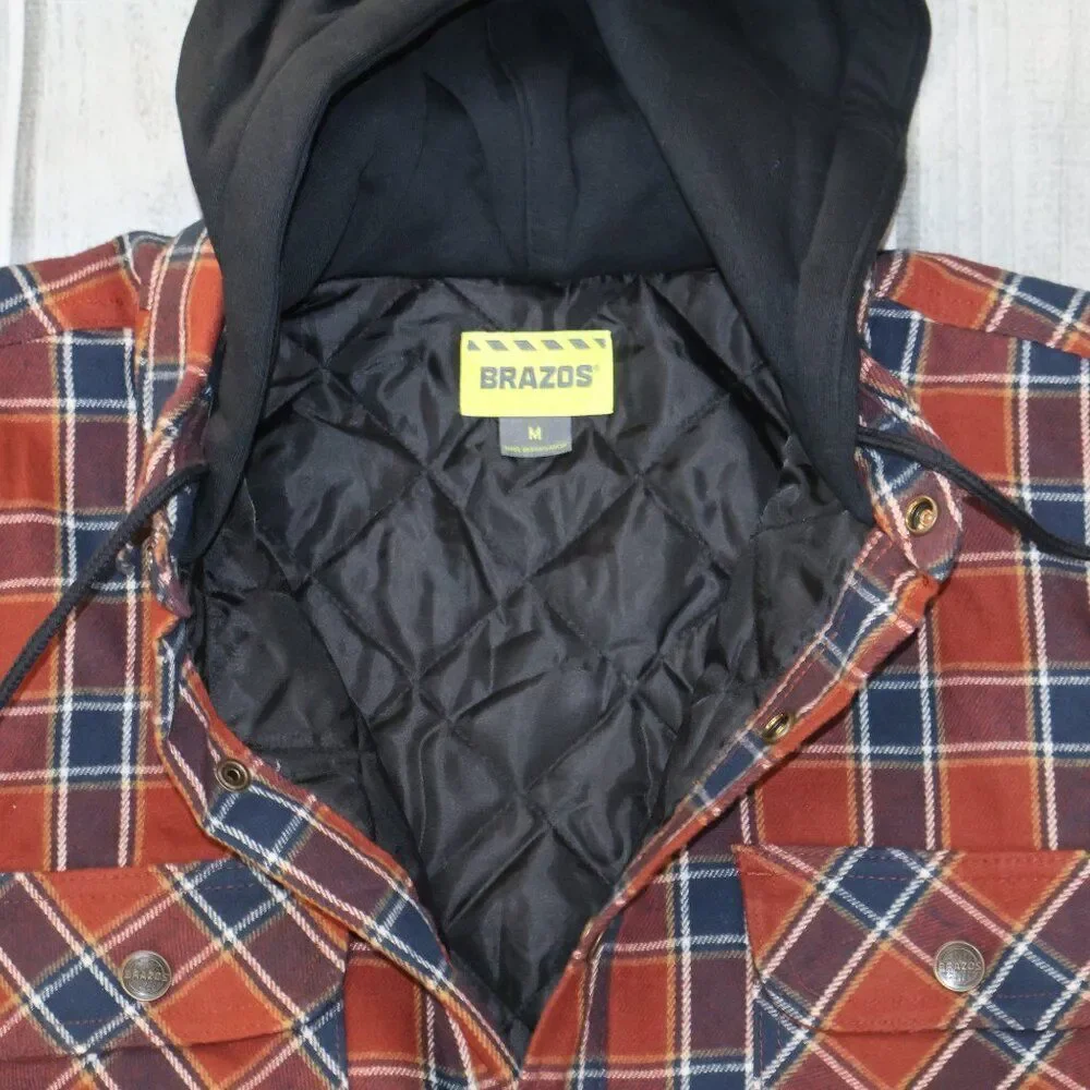 NEW Brazos Men's Blacksmith Insulated Hooded Jacket